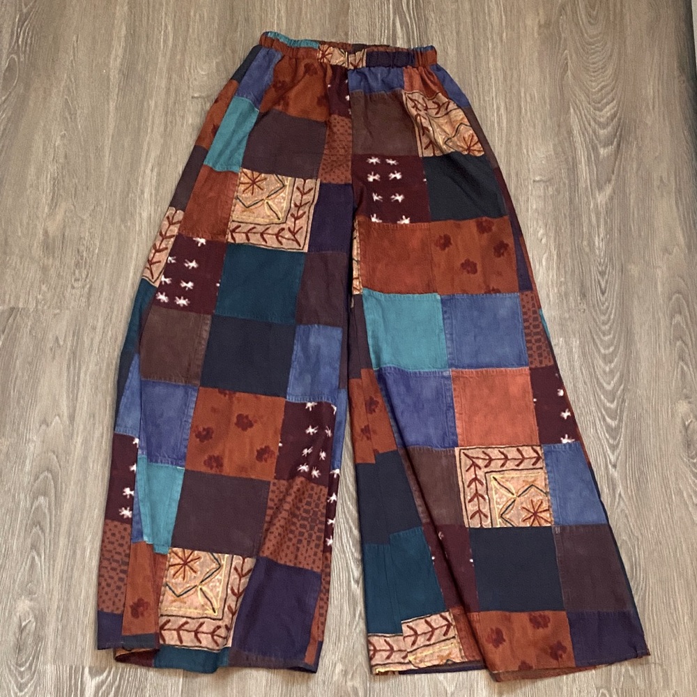 hippie funky Wide-Leg Pants